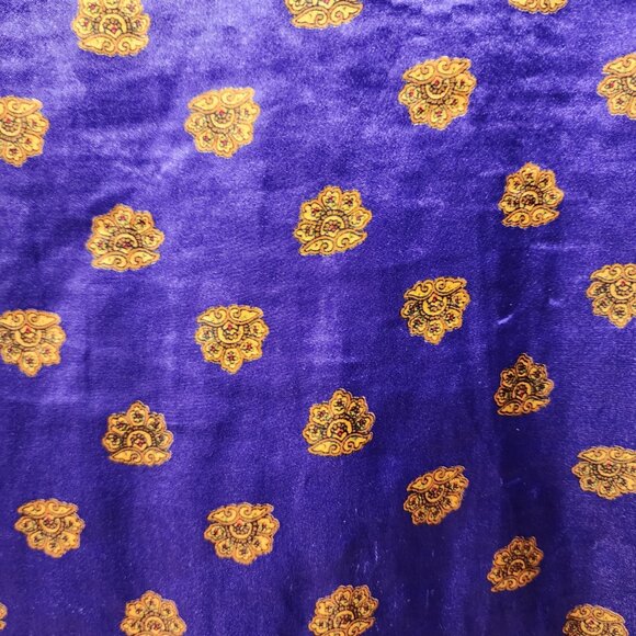 Vintage Victoria's Secret Royal Purple Polyester Pajama Shirt Medium EUC - Picture 4 of 4